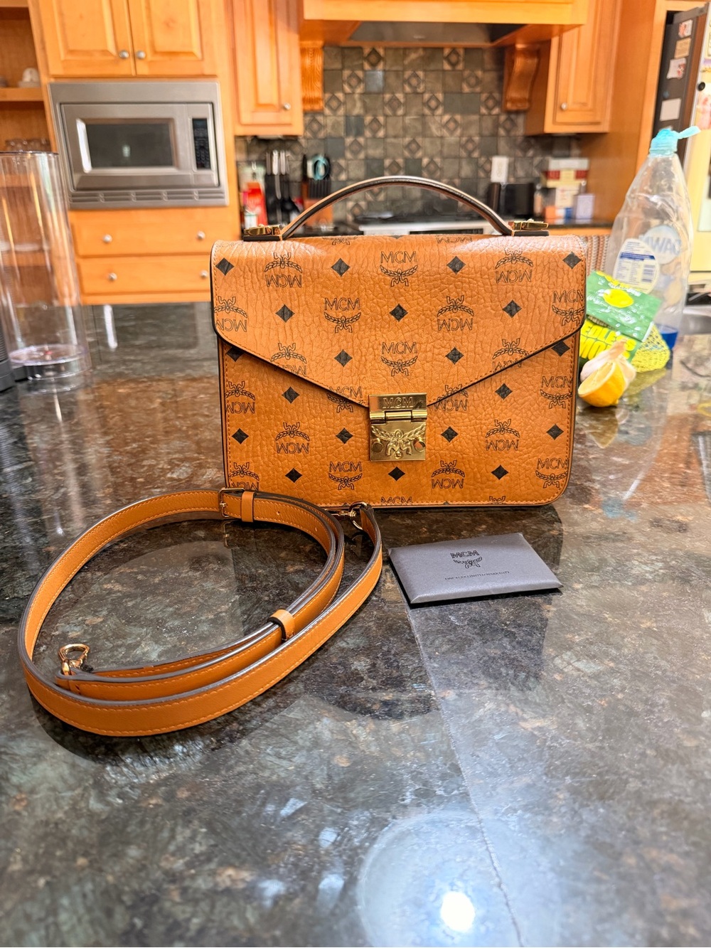 MCM Patricia Crossbody Satchel